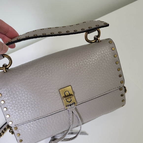 Rebecca Minkoff Taupe Studded Crossbody - Picture 3 of 15